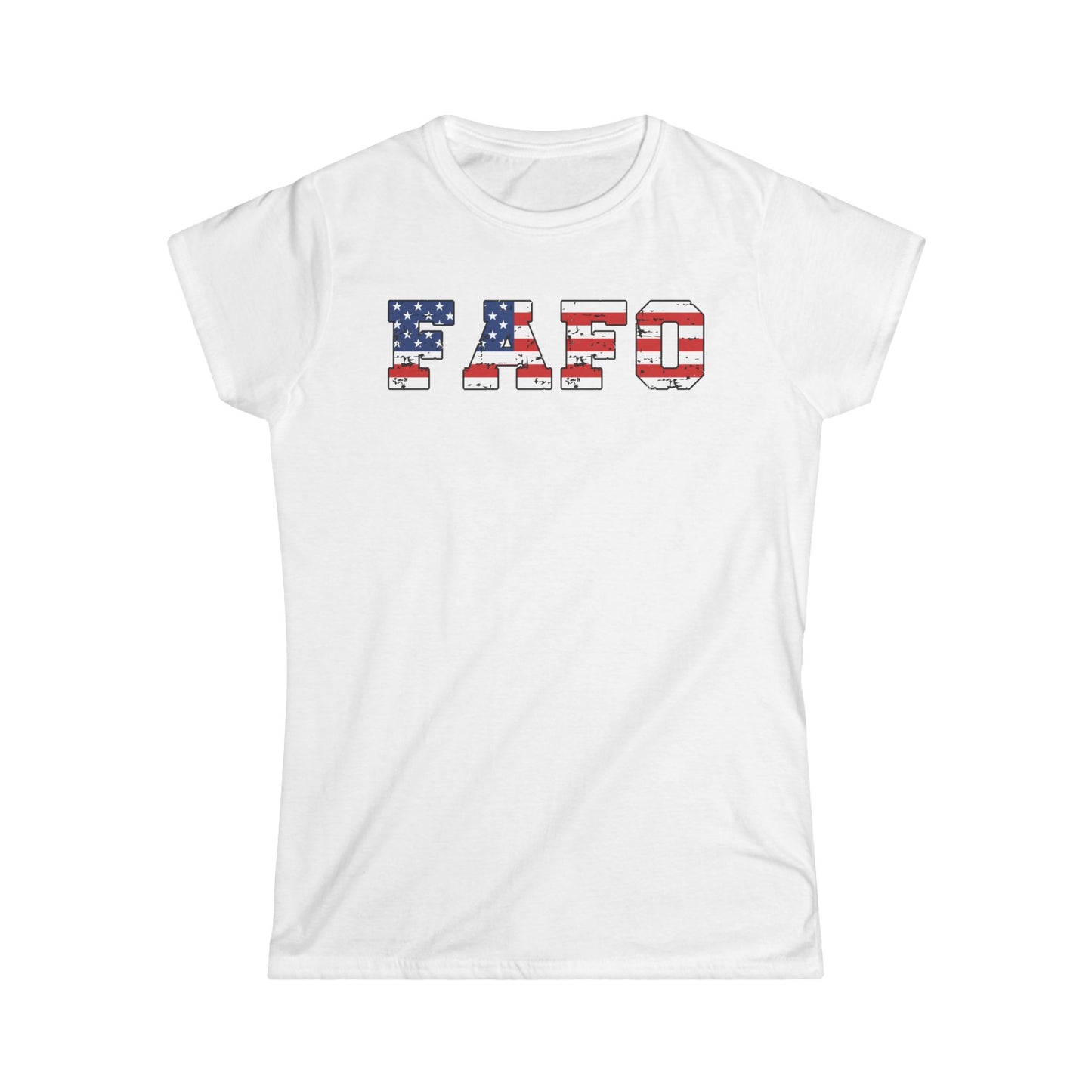 FAFO USA Flag Cotton Tee Shirt