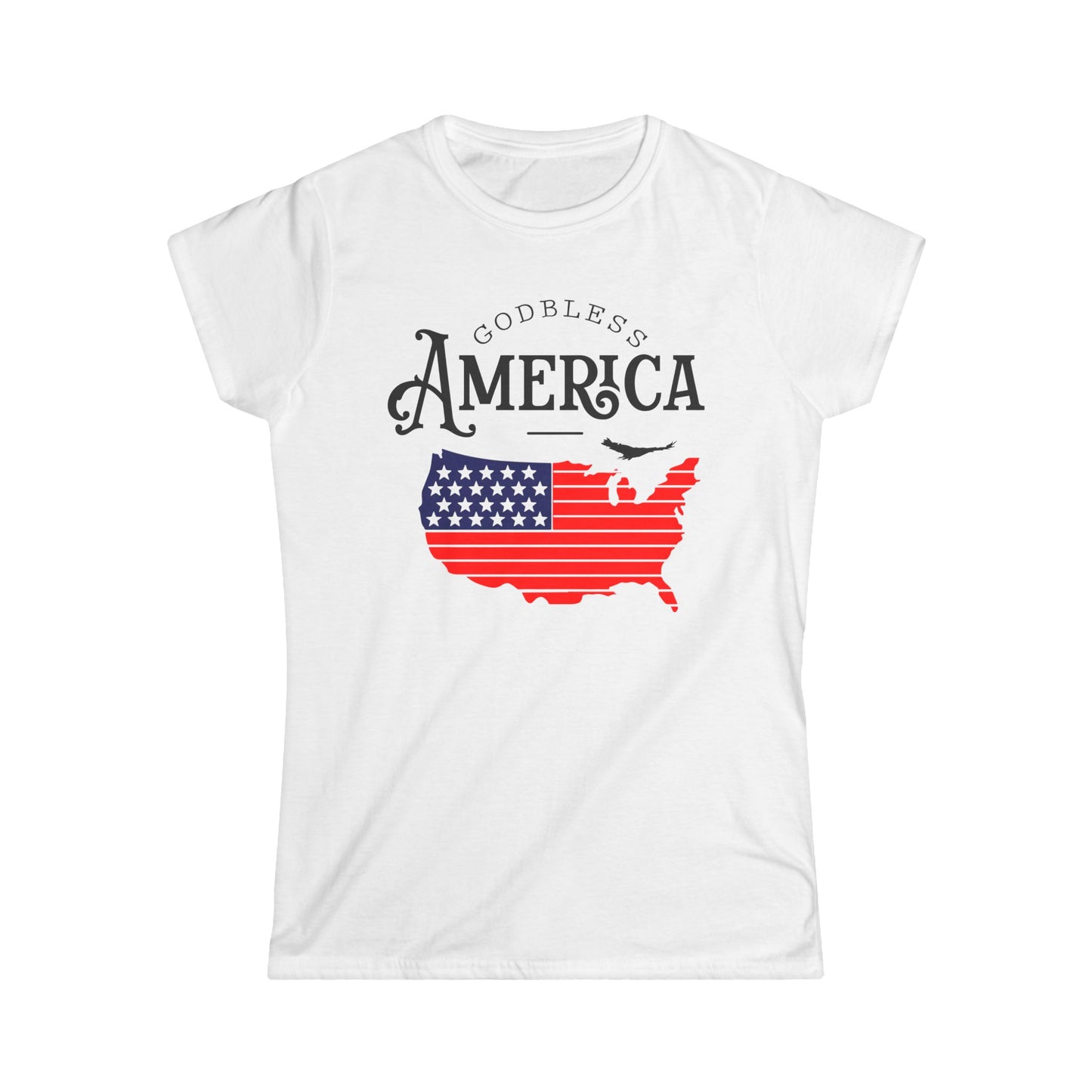 Godbless America Cotton Tee Shirt