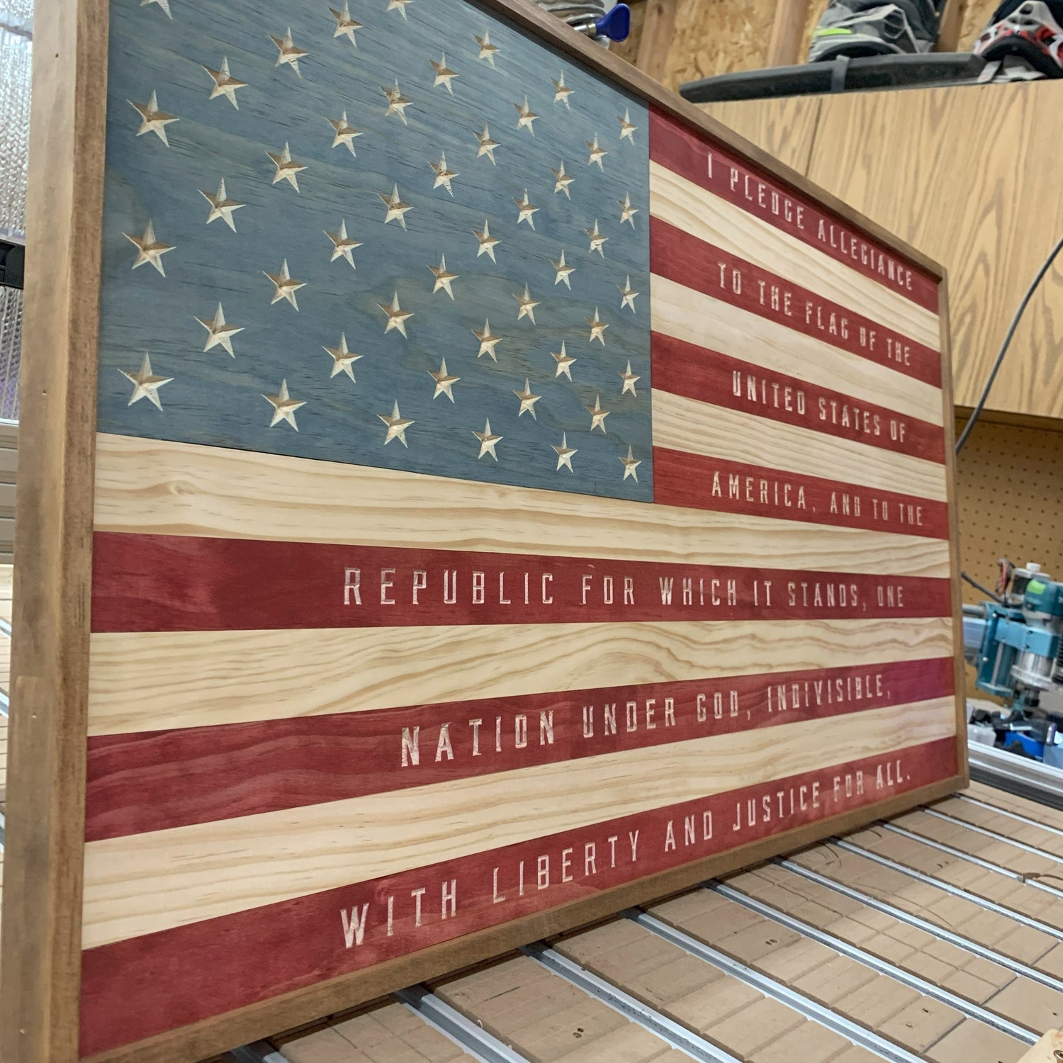 Engraved Flags