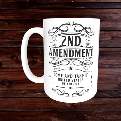 2nd Amendment Mug - Gun Coffee Cups