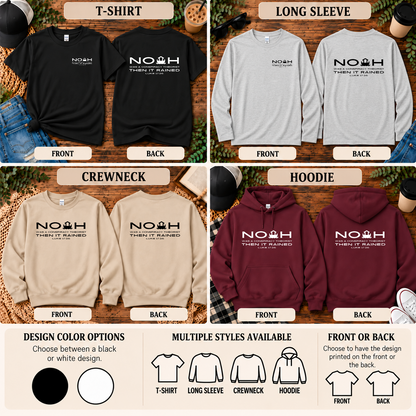 Noah Was a Conspiracy Theorist Christian Shirt, Crewneck & Hoodie