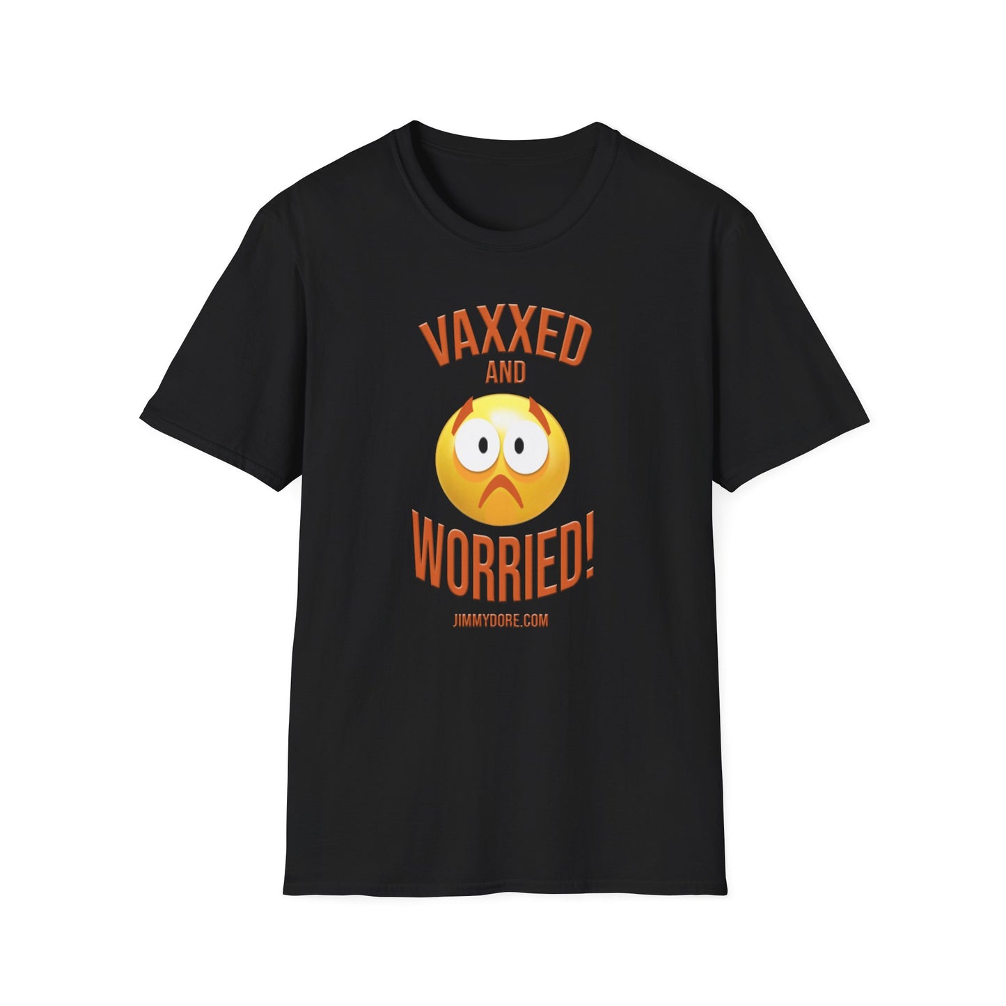 Vaxxed and Worried! Cotton Tee Shirt