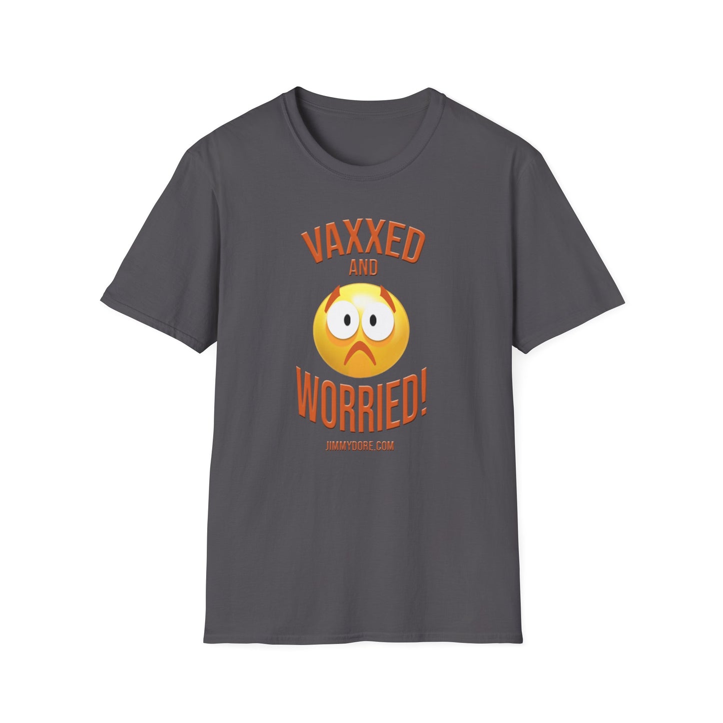 Vaxxed and Worried! Cotton Tee Shirt