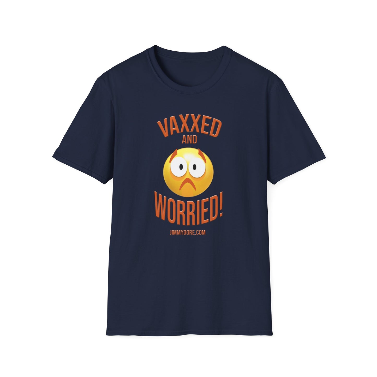 Vaxxed and Worried! Cotton Tee Shirt