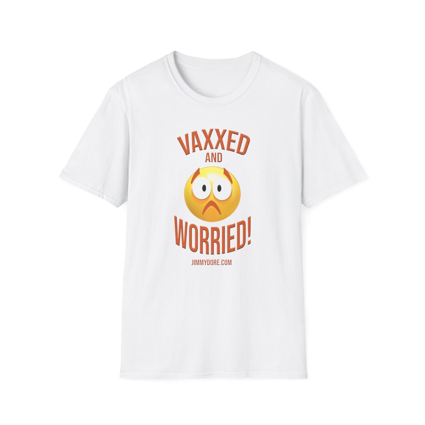 Vaxxed and Worried! Cotton Tee Shirt