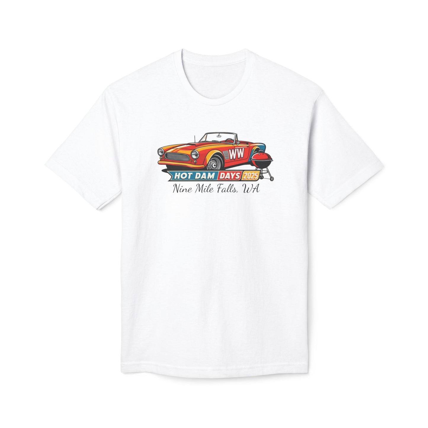 Hot Dam Days 2025 Cotton Tee Shirt - Nine Mile Falls WA