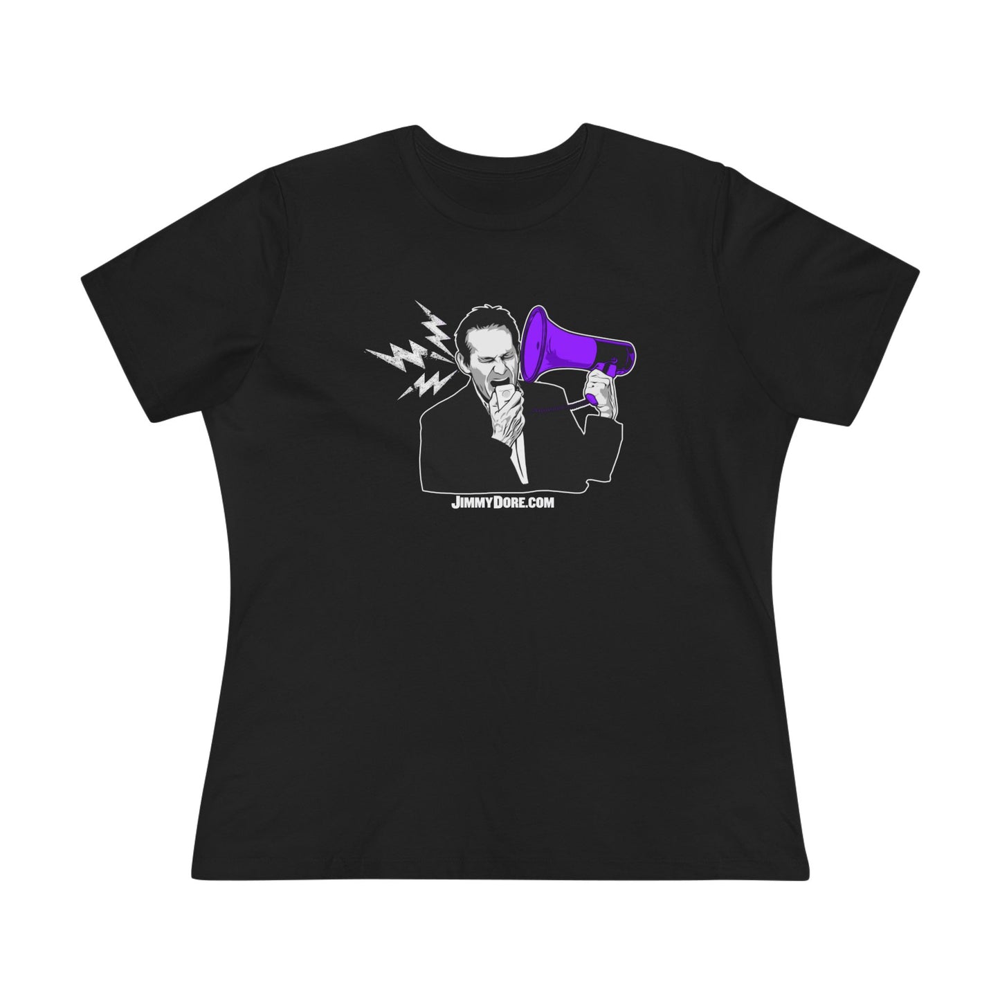 Jimmy Dore Bullhorn Logo Cotton Tee Shirt