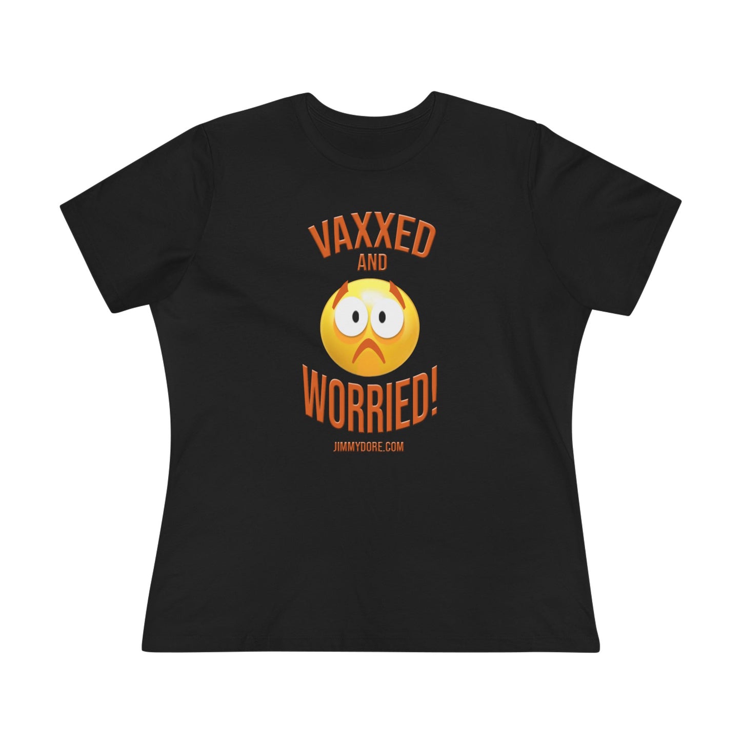 Vaxxed and Worried! Cotton Tee Shirt