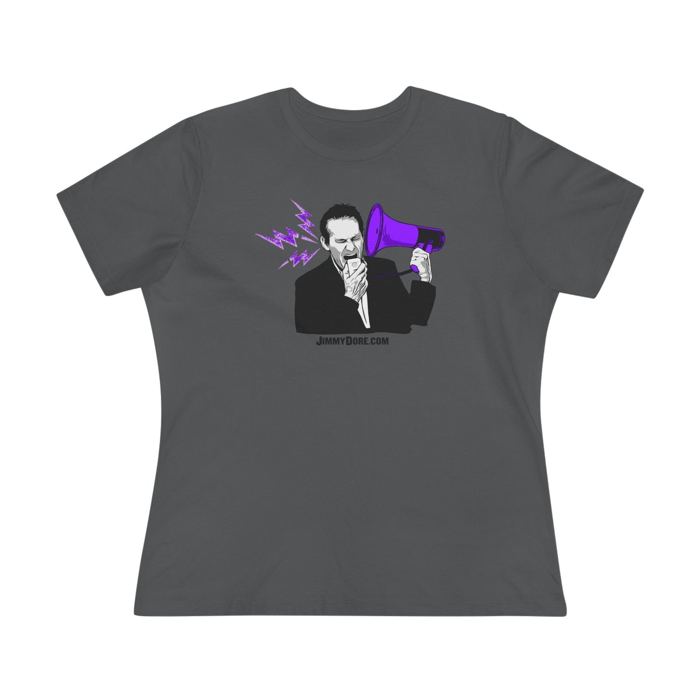 Jimmy Dore Bullhorn Logo Cotton Tee Shirt