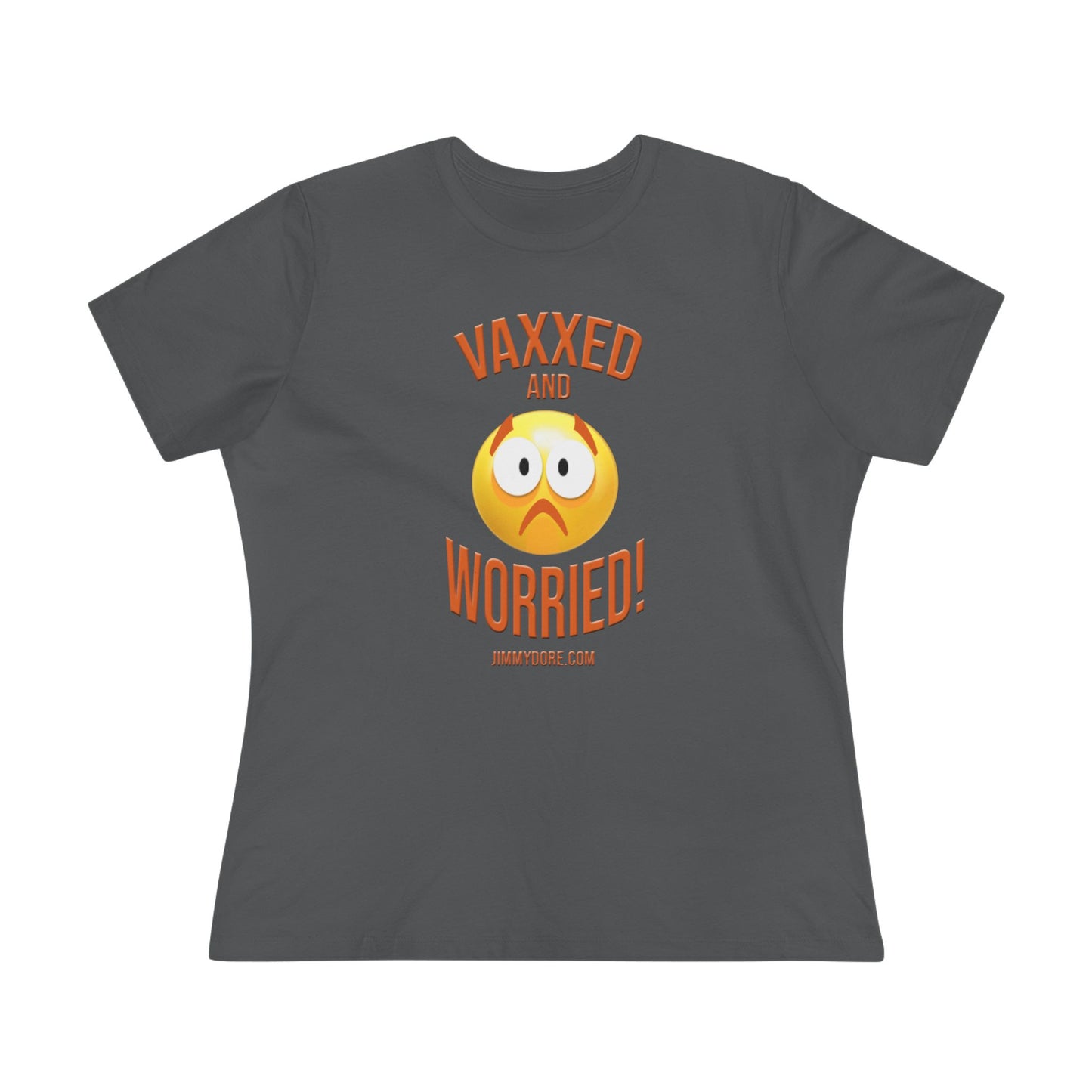 Vaxxed and Worried! Cotton Tee Shirt