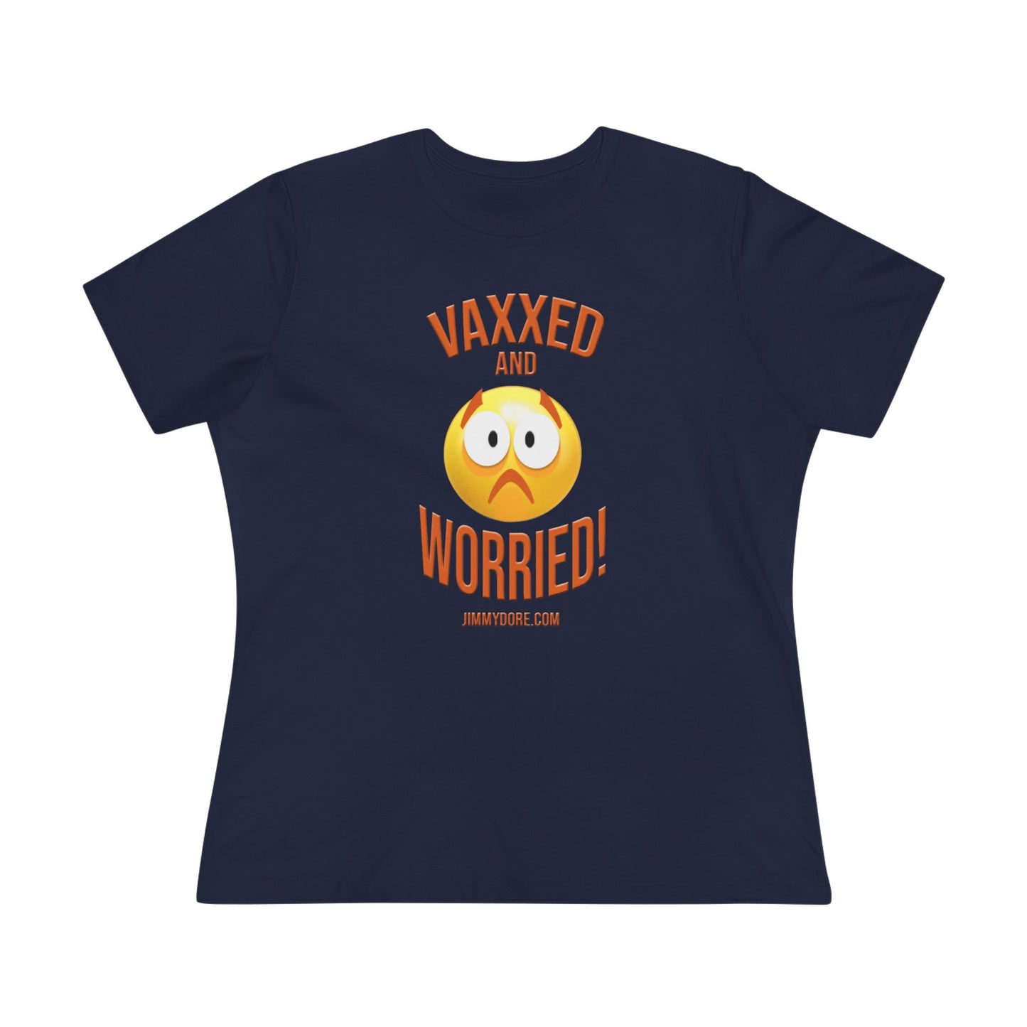 Vaxxed and Worried! Cotton Tee Shirt