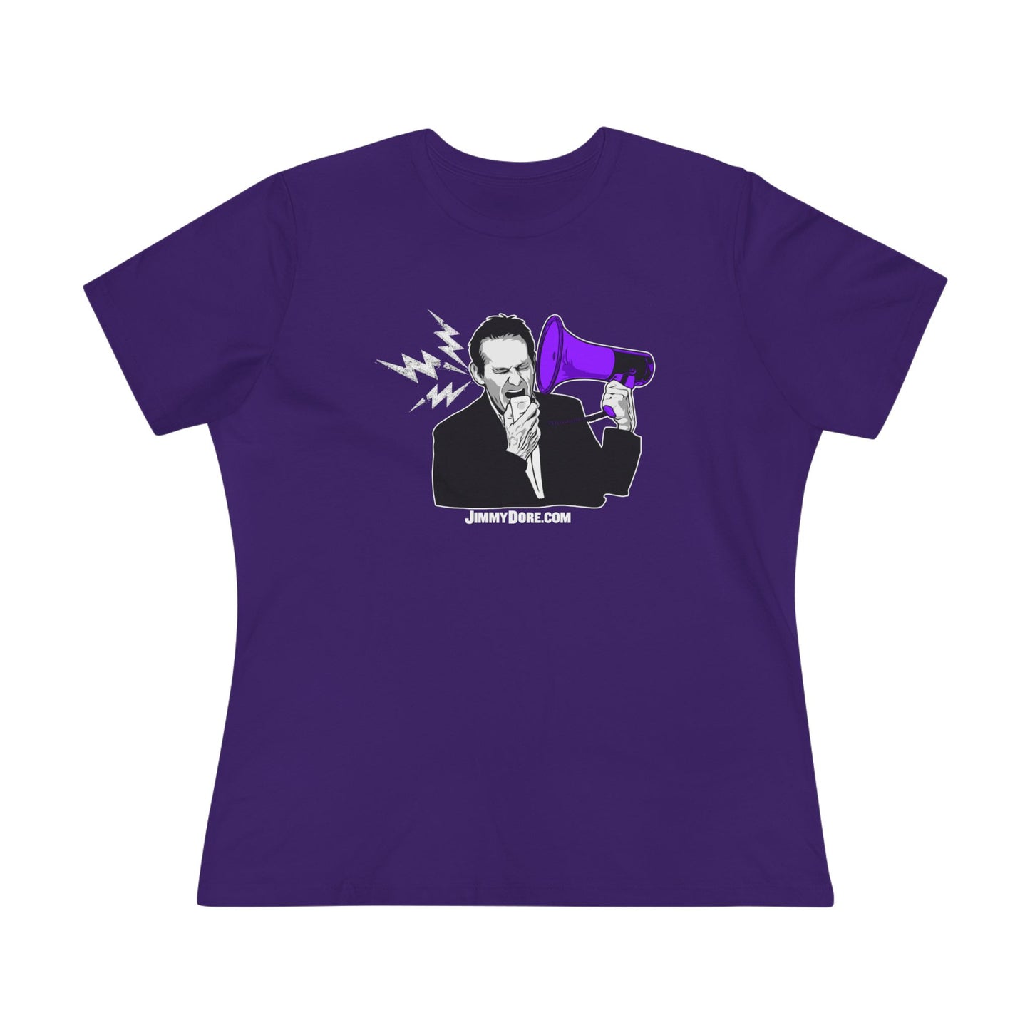 Jimmy Dore Bullhorn Logo Cotton Tee Shirt