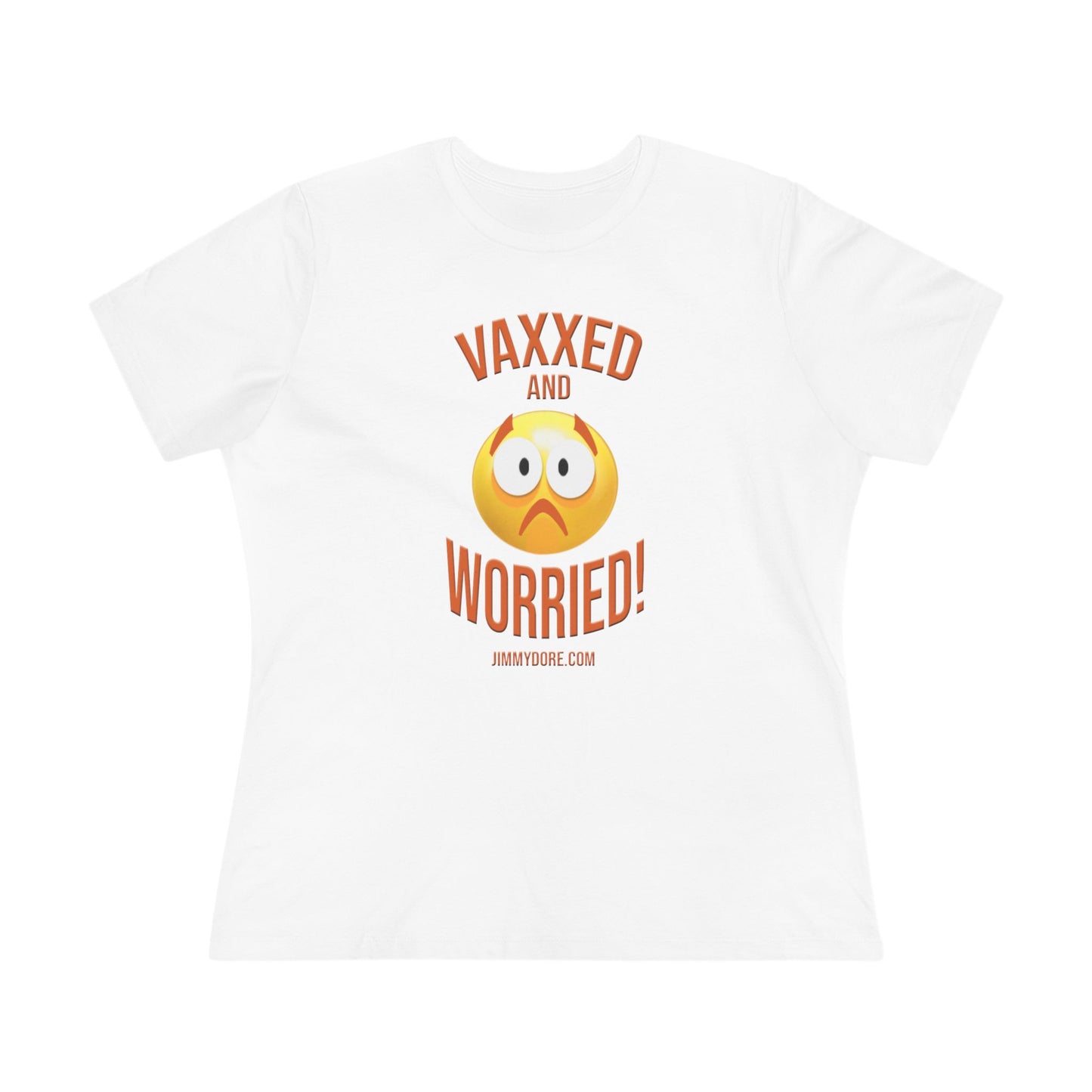 Vaxxed and Worried! Cotton Tee Shirt