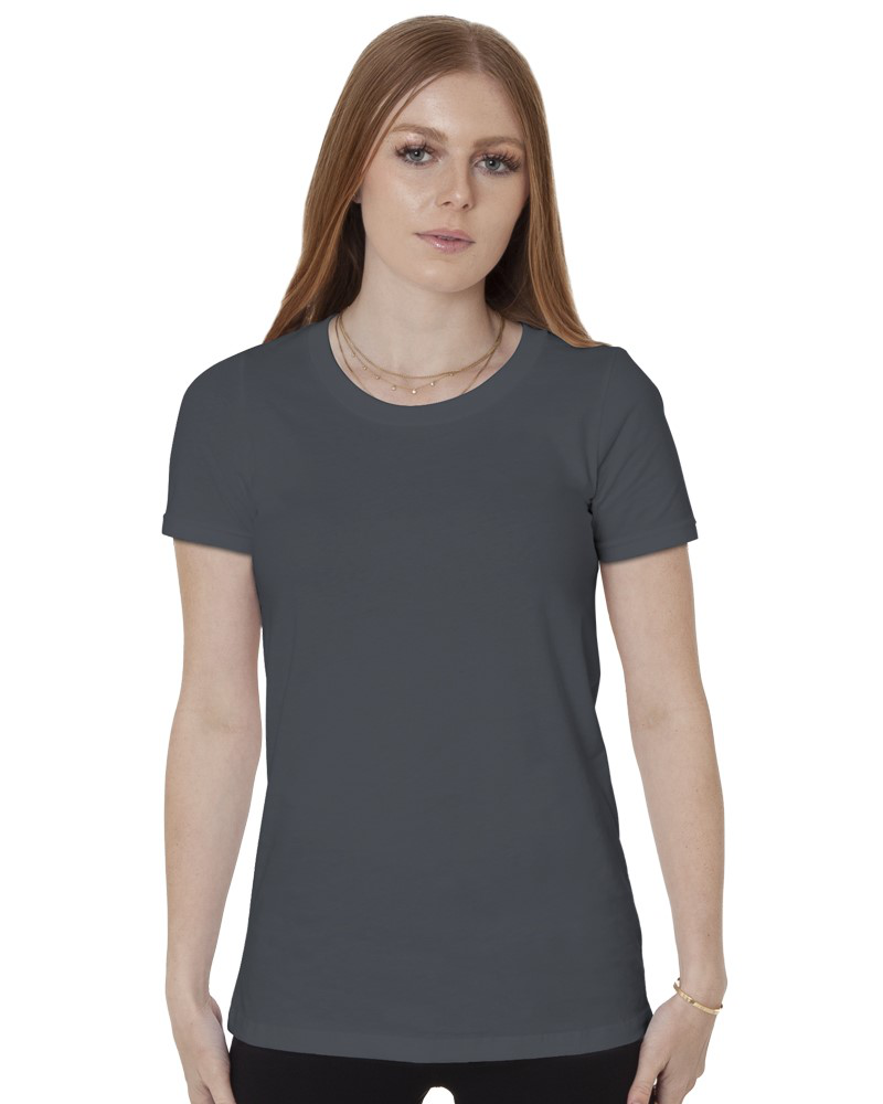 5850 Women's Fine Jersey Crew