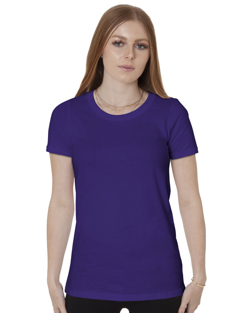 5850 Women's Fine Jersey Crew