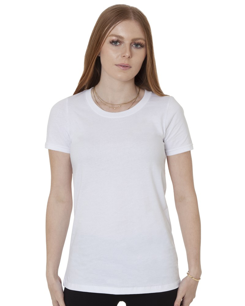 5850 Women's Fine Jersey Crew