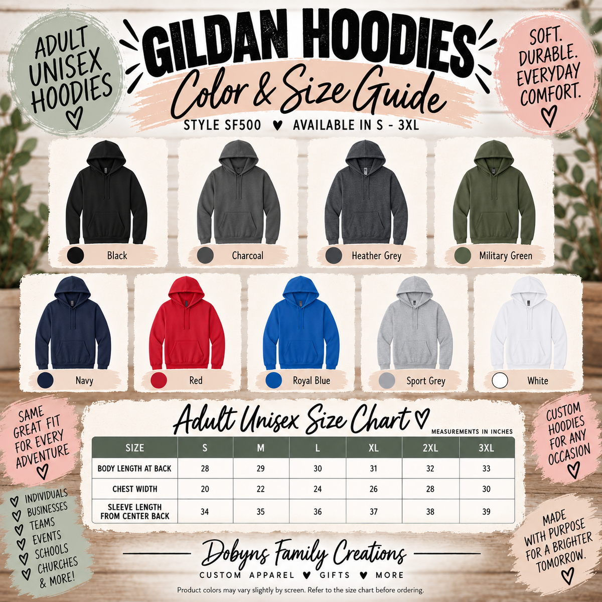 Custom Logo Shirt, Crewneck Sweatshirt, Hoodie