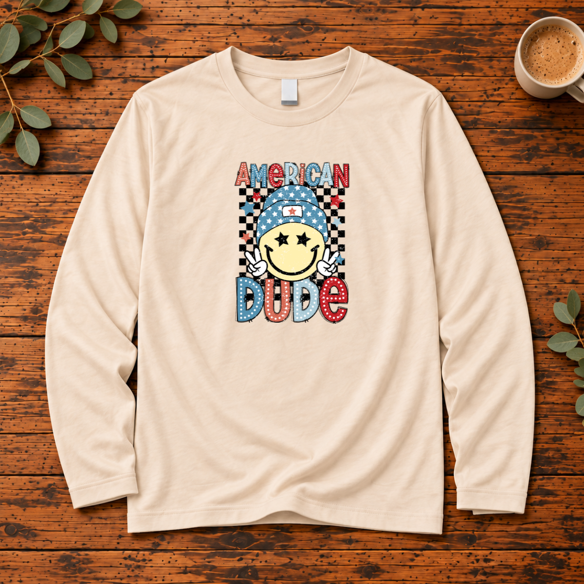 American Dude | Patriotic T-Shirt, Long Sleeve, Crewneck & Hoodie