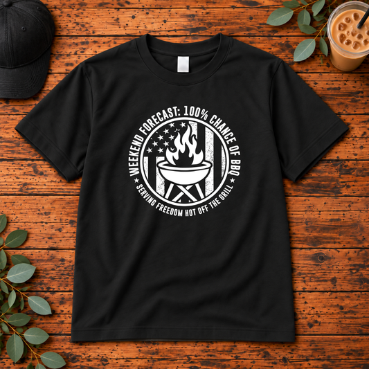 Weekend Forecast: 100% Chance of BBQ design on a single garment