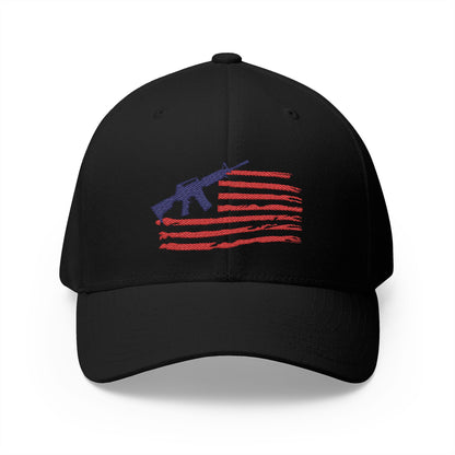 USA Flag AR Embroidered Hat