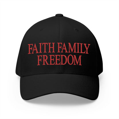 Faith Family Freedom Embroidered Hat