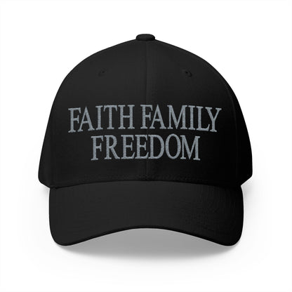 Faith Family Freedom Embroidered Hat