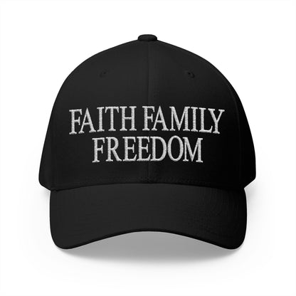 Faith Family Freedom Embroidered Hat