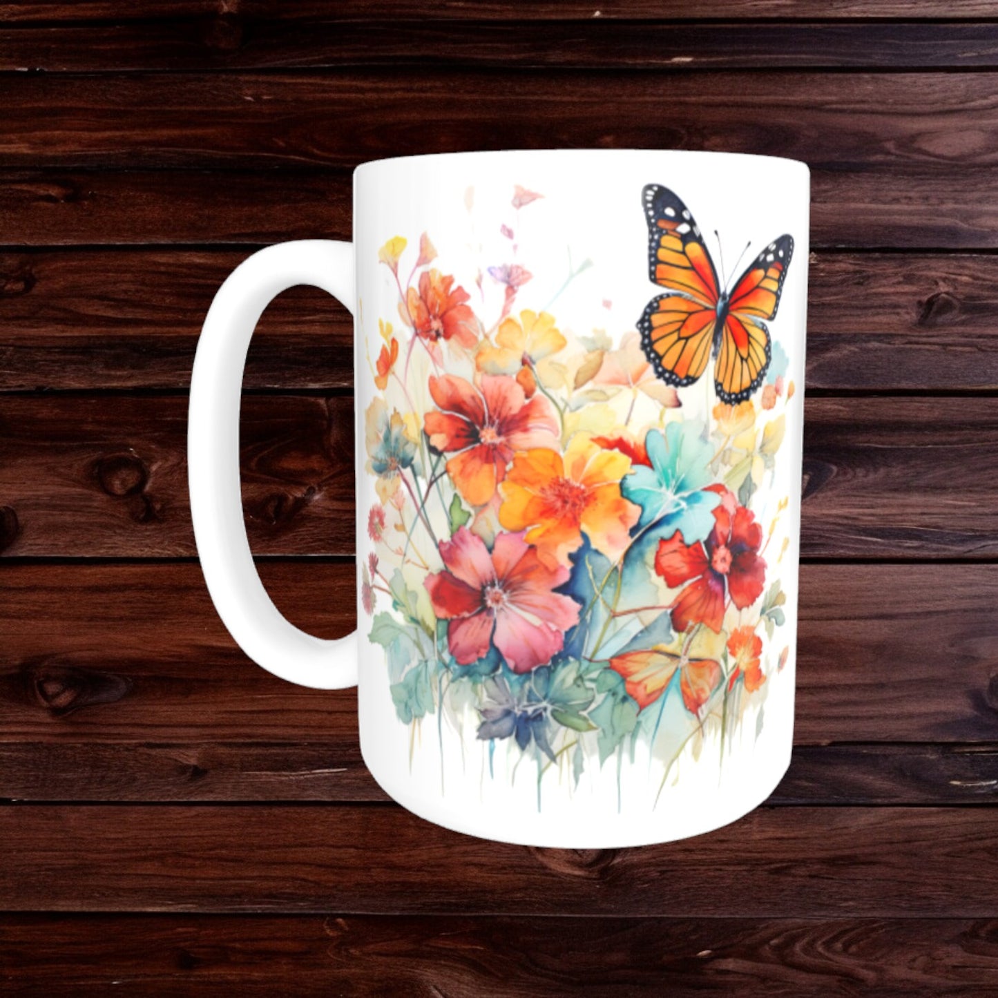 Butterfly Mugs - Animal Coffee Cup - Garden Mug