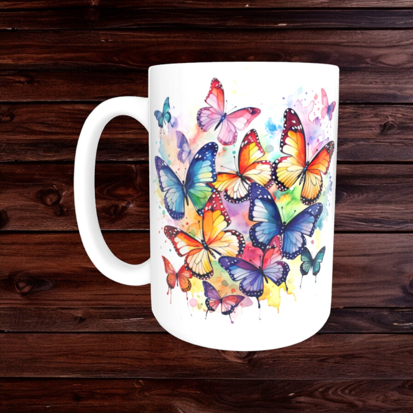 Butterfly Mugs - Animal Coffee Cup - Garden Mug