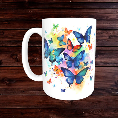 Butterfly Mugs - Animal Coffee Cup - Garden Mug