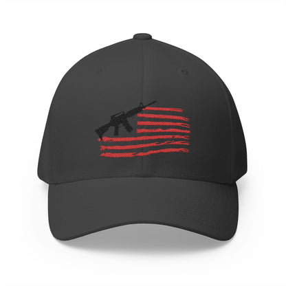 USA Flag AR Embroidered Hat