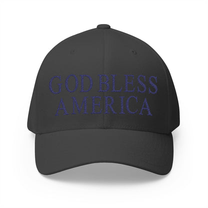 God Bless America Embroidered Hat