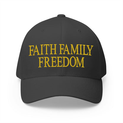 Faith Family Freedom Embroidered Hat