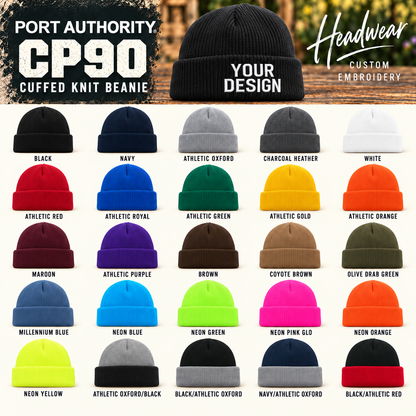 Custom Embroidered Hats & Beanies — Your Design