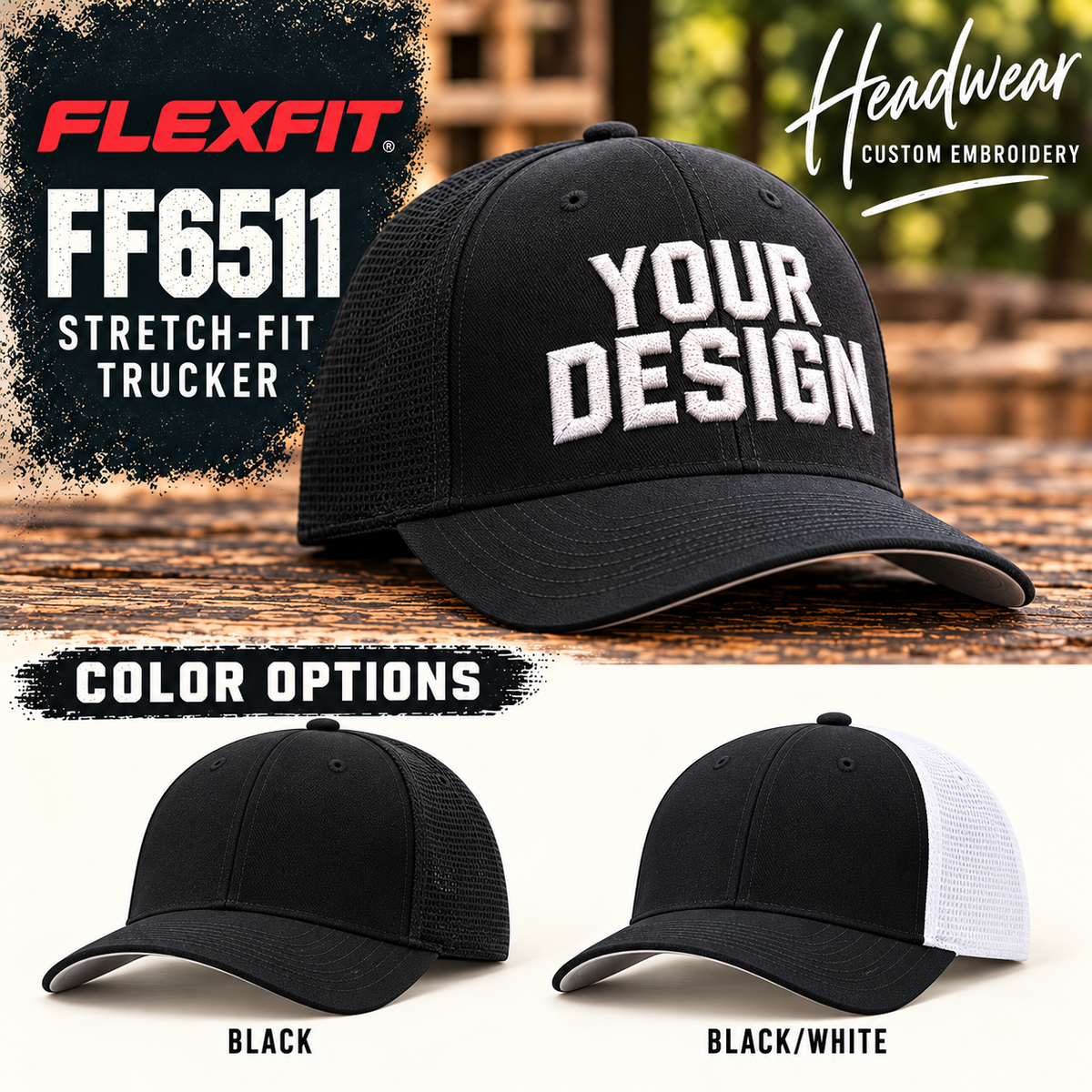 Custom Embroidered Hats & Beanies — Your Design