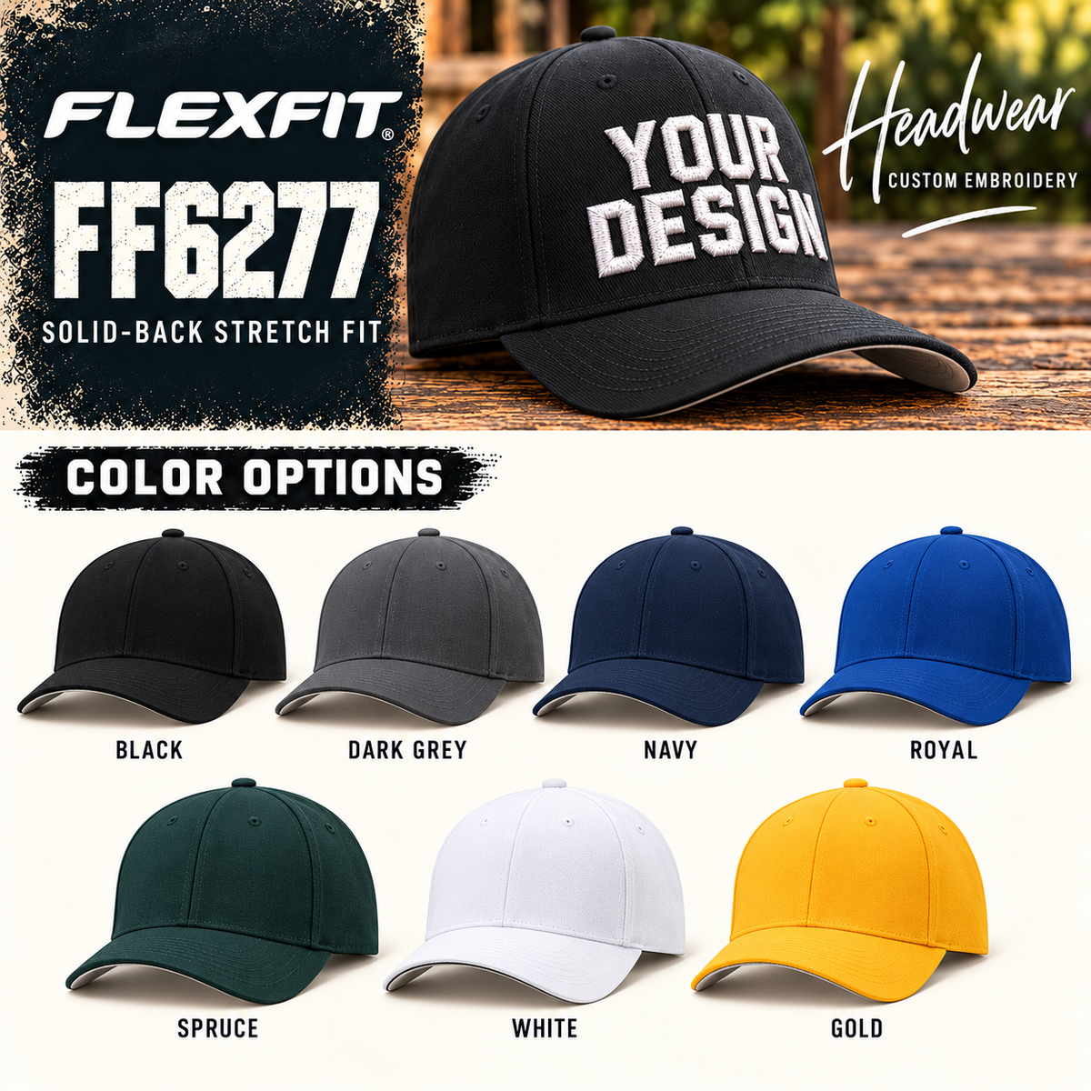 Custom Embroidered Hats & Beanies — Your Design