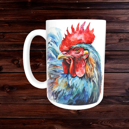 Chicken Mugs - Animal Coffee Cup - Farm Mug