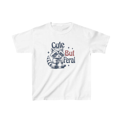 Cute But Feral - 100% Made in USA Kids Shirt