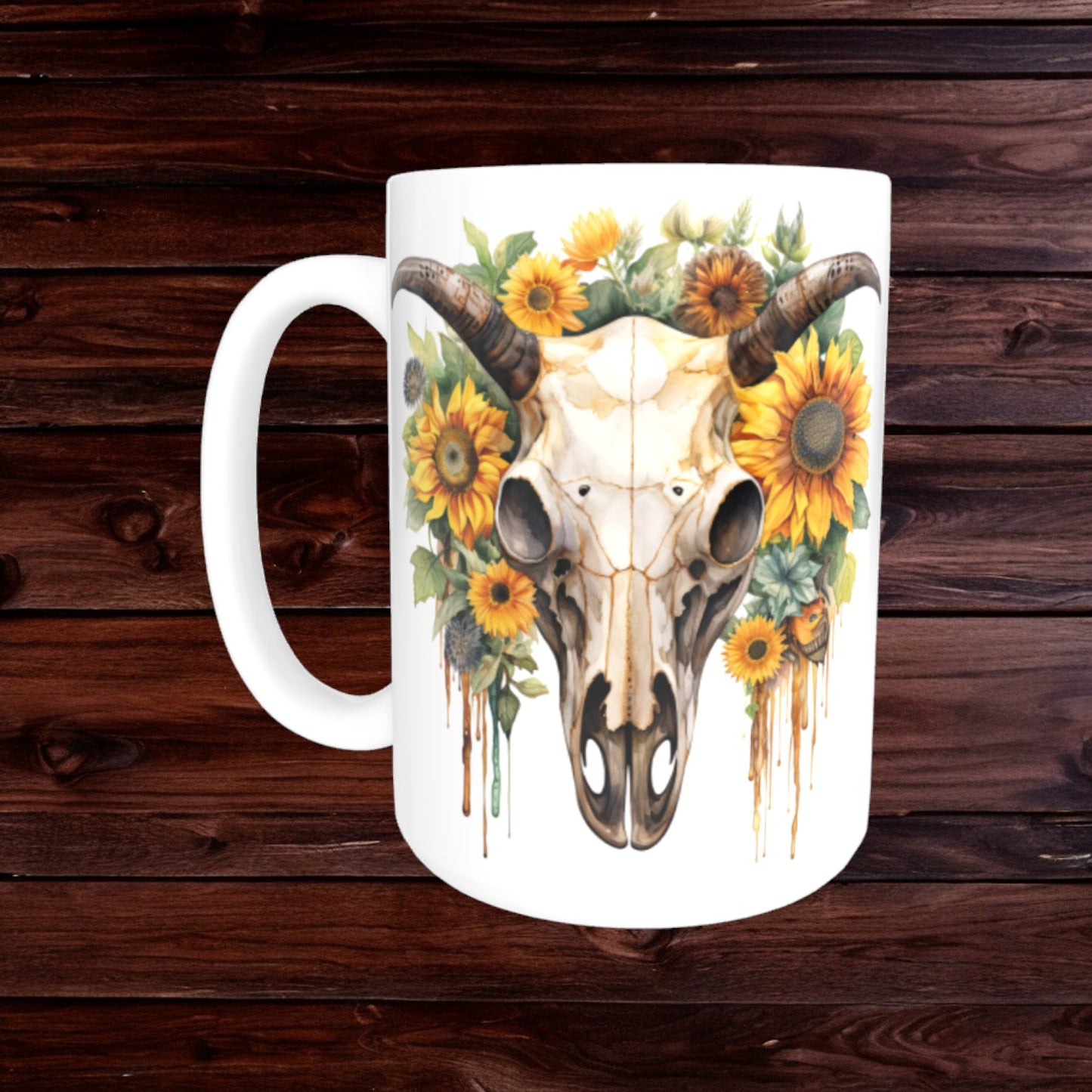 Cow Skull Mugs