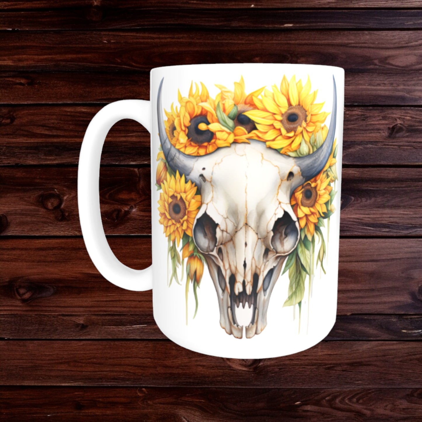 Cow Skull Mugs