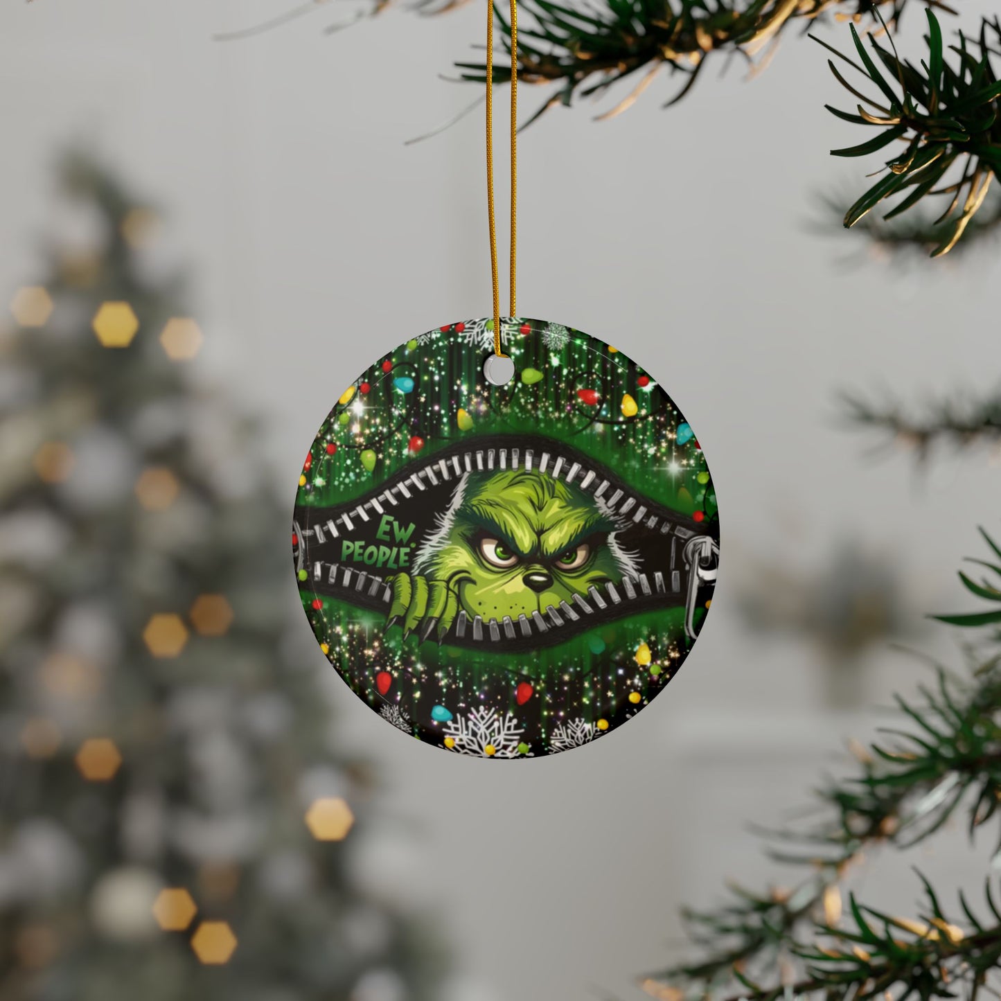 Grinch Ew People Ornament