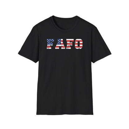 FAFO Flag - 100% Made in USA Tee Shirt