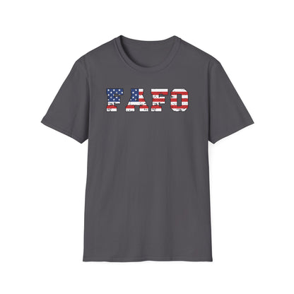 FAFO Flag - 100% Made in USA Tee Shirt