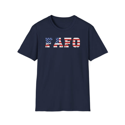 FAFO Flag - 100% Made in USA Tee Shirt