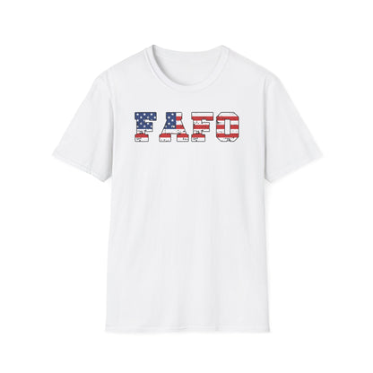 FAFO Flag - 100% Made in USA Tee Shirt