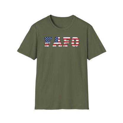 FAFO Flag - 100% Made in USA Tee Shirt