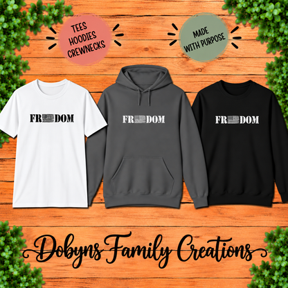 Freedom American Flag | Patriotic Shirt, Crewneck & Hoodie