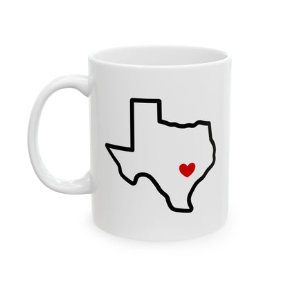 Austin Heart Coffee Mug