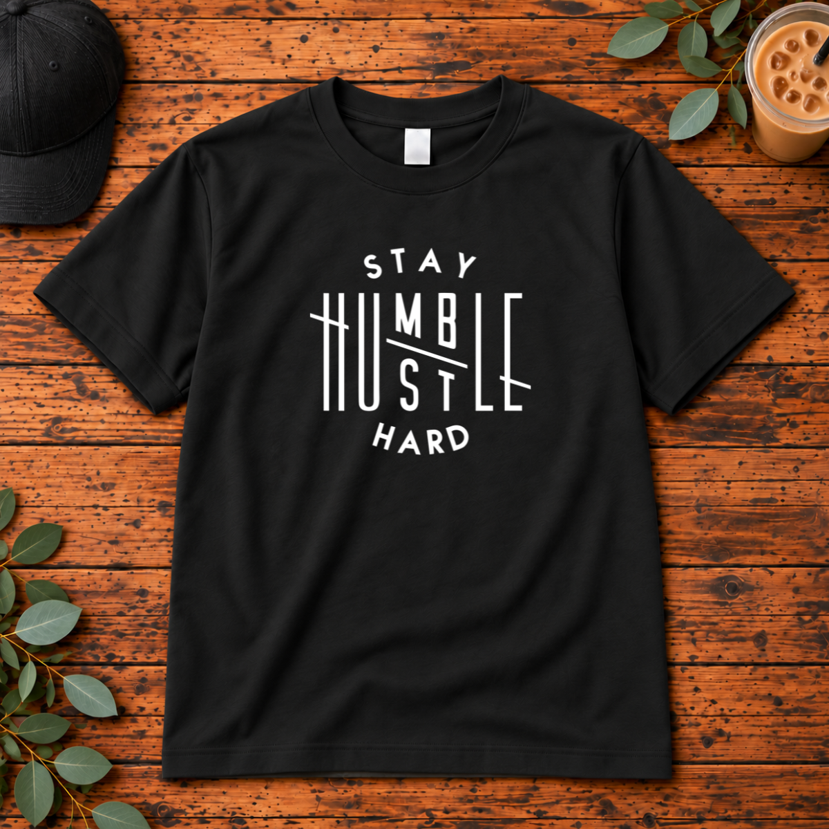 Stay Humble Hustle Hard | Motivational T-Shirt, Long Sleeve, Crewneck & Hoodie