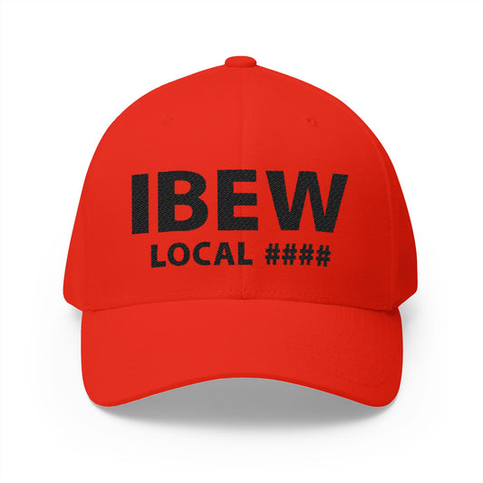 IBEW Local # Embroidered Hat